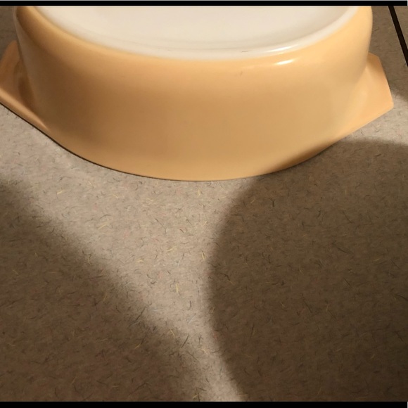 Rare vintage peach Pyrex baking dish - Picture 6 of 11